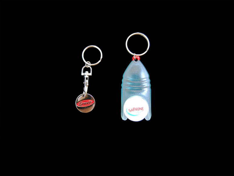 Trolley Token Coin Keyring